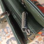 Artisanal Kashmiri Embroidered Multi-Compartment Handbag with Adjustable Sling