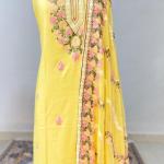 Reyon Cotton Kashmiri Suite with Stole and Heavy Ari Embroidery