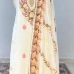 Reyon Cotton Kashmiri Suite with Stole and Heavy Ari Embroidery