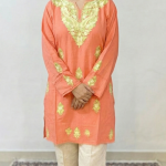 Reyon cotton kashmiri short kurti top